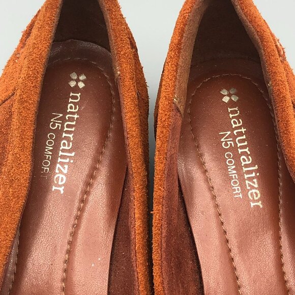 Naturalizer N5 Comfort Suede Mocassin Style Shoe - Picture 2 of 16